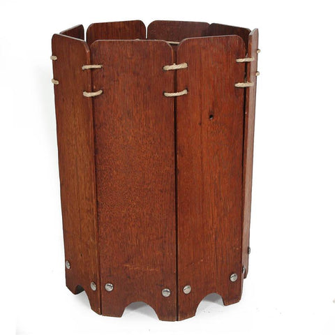 Wooden Craftsman Trash Can