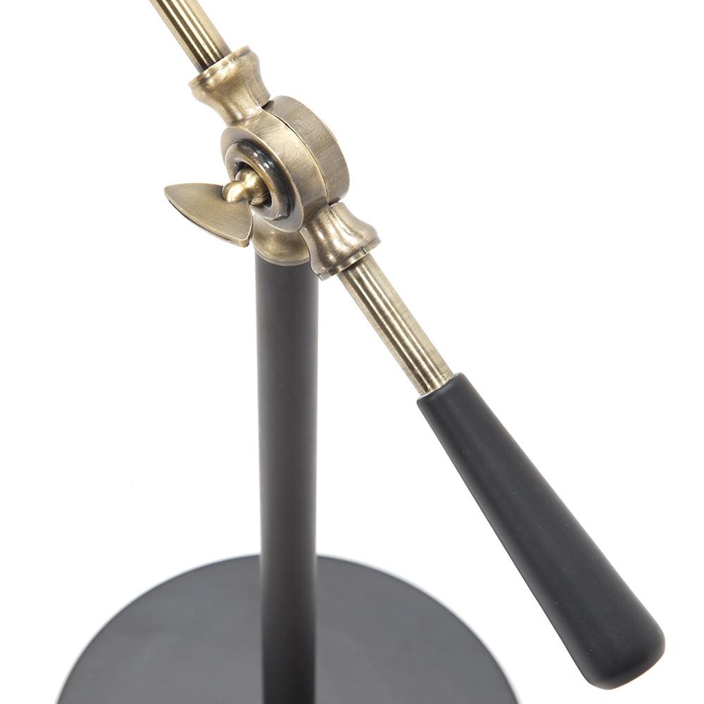 Black & Gold Contemporary Desk Lamp Large