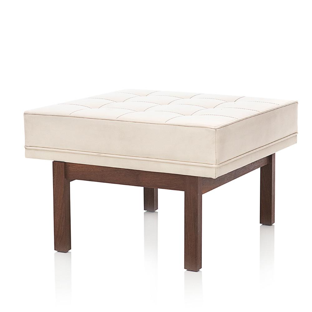 Walnut Rail Ottoman