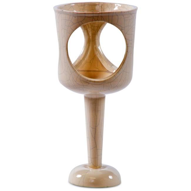 Beige Three Holed Cup