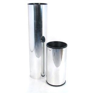 Cylinder Chrome Planters
