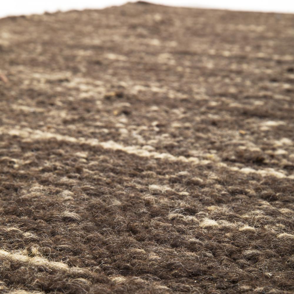 Chocolate Brown Woven Rug