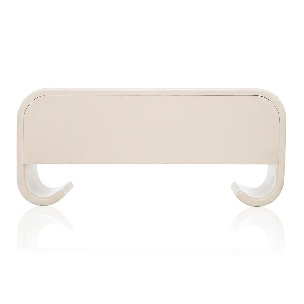 Curved Leg Off-White Credenza