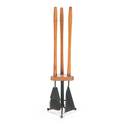 Wood Handle Fireplace Tools