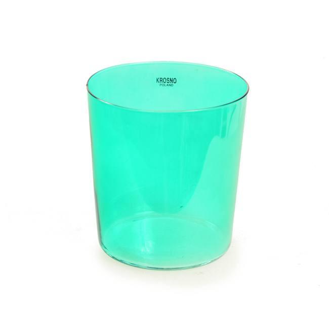Green Aqua Glass Cup Krosno (A+D)