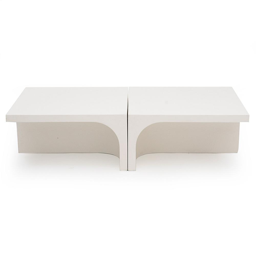 Modular White Coffee / Side Table Pieces