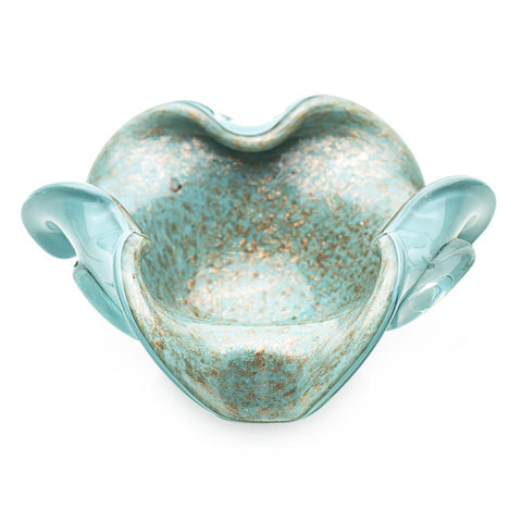 Turquoise Orchid Ashtray (A+D)