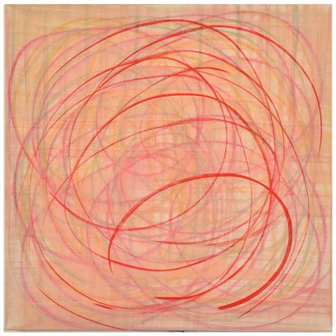0695 (A+D) Red Circles on White