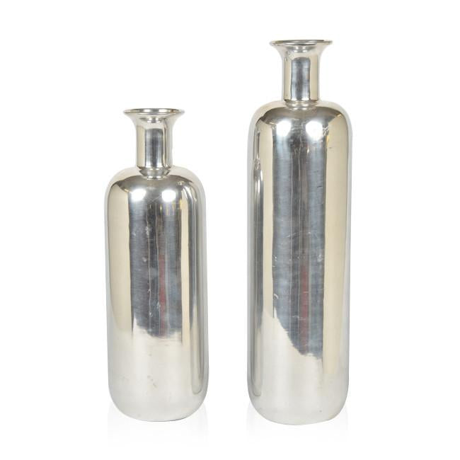 Silver Chrome Bottles