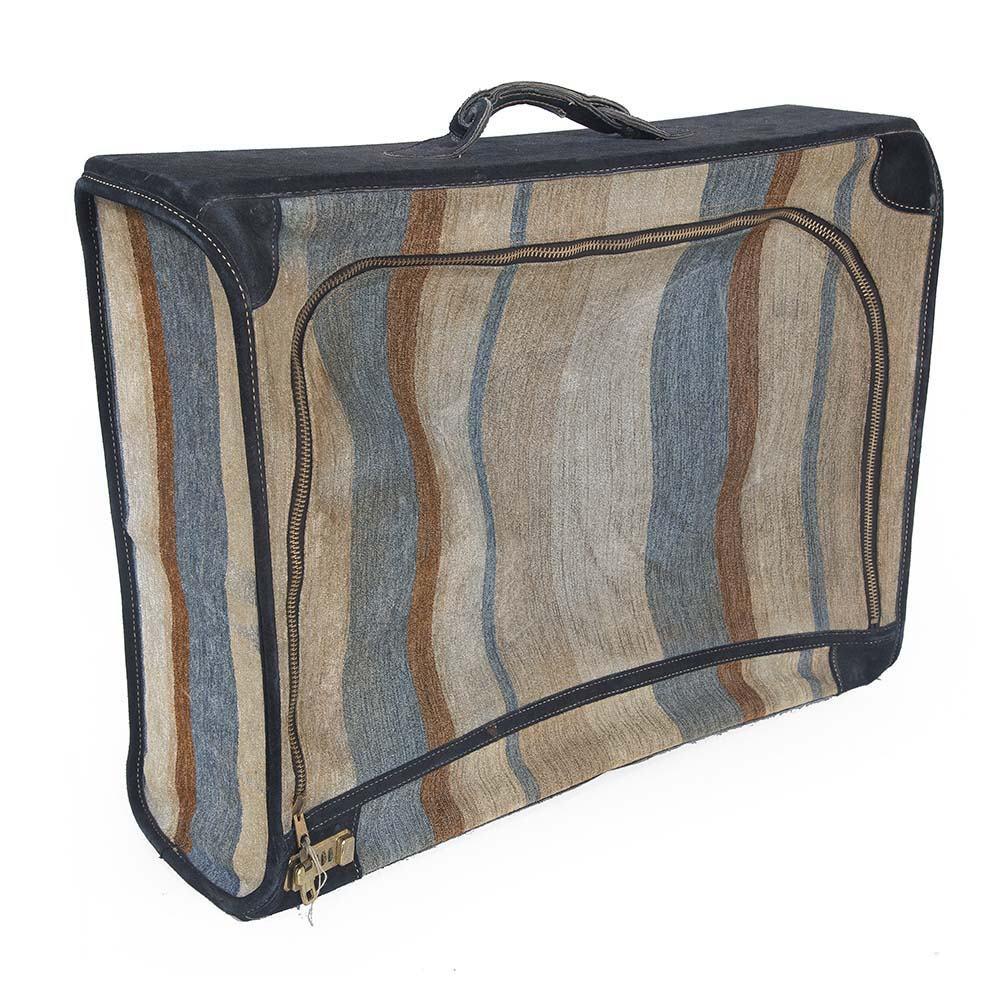 Striped Suitcase