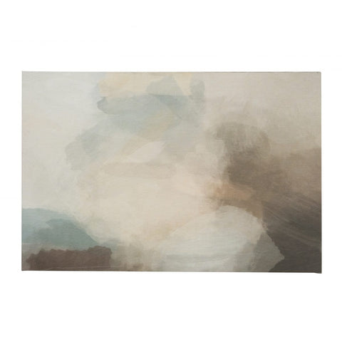 0873 (A+D) Blue Green Brown Abstract (36" x 24")