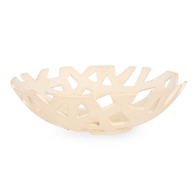 White Snowflake Dish