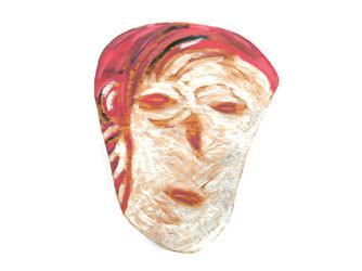 Novak - Abstract White Face