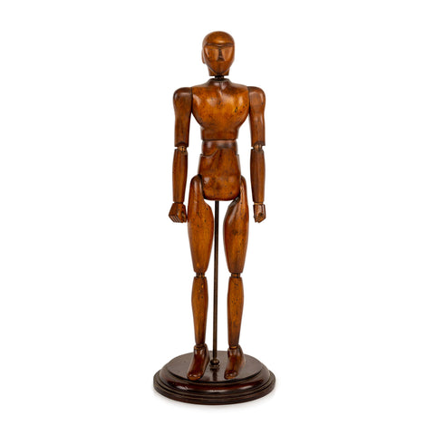Dark Wood Tabletop Mannequin