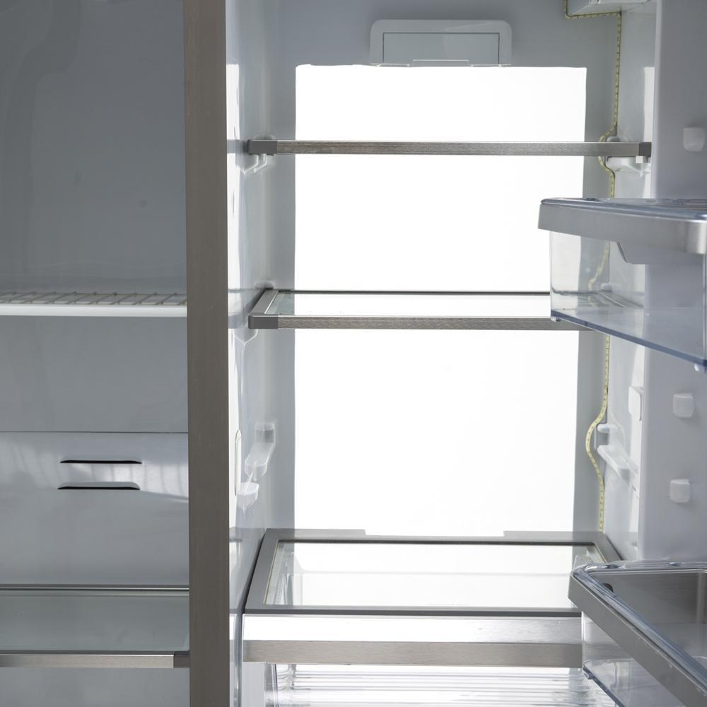 Stainless Steel French Door Open Back Fridge