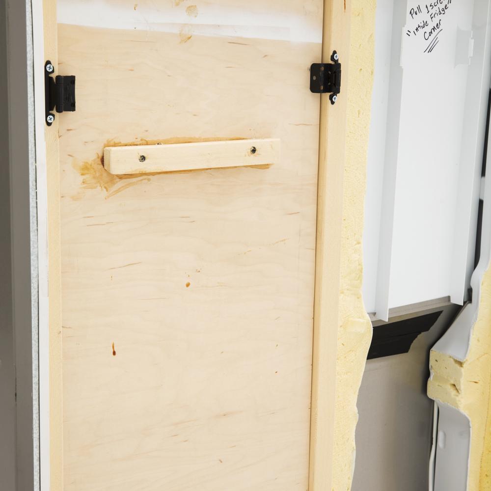 Stainless Steel French Door Open Back Fridge