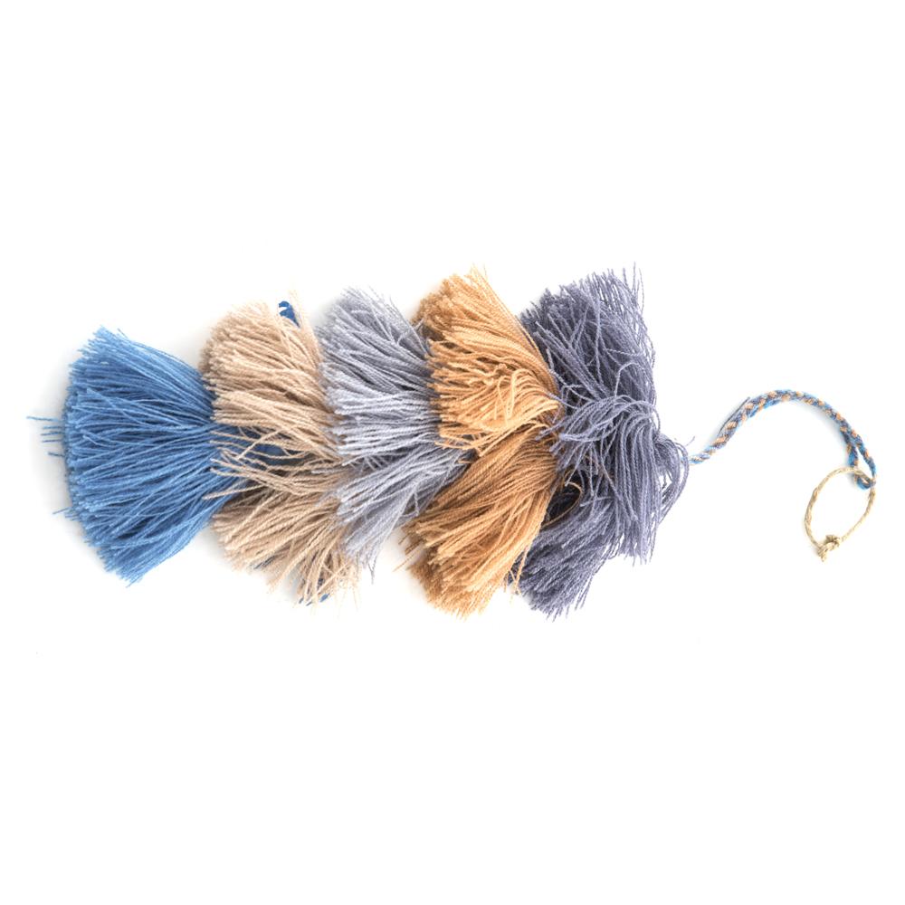 Purple Yarn Tassle (A+D)