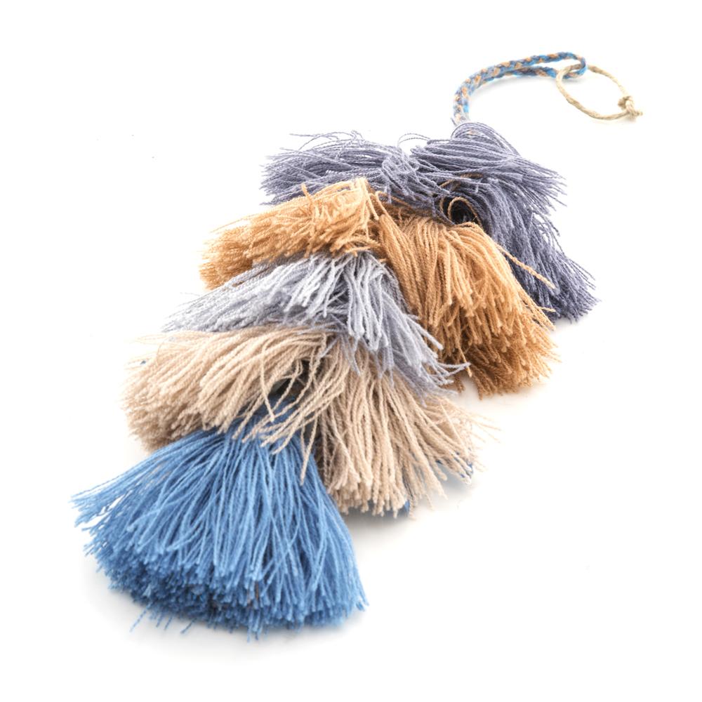 Purple Yarn Tassle (A+D)
