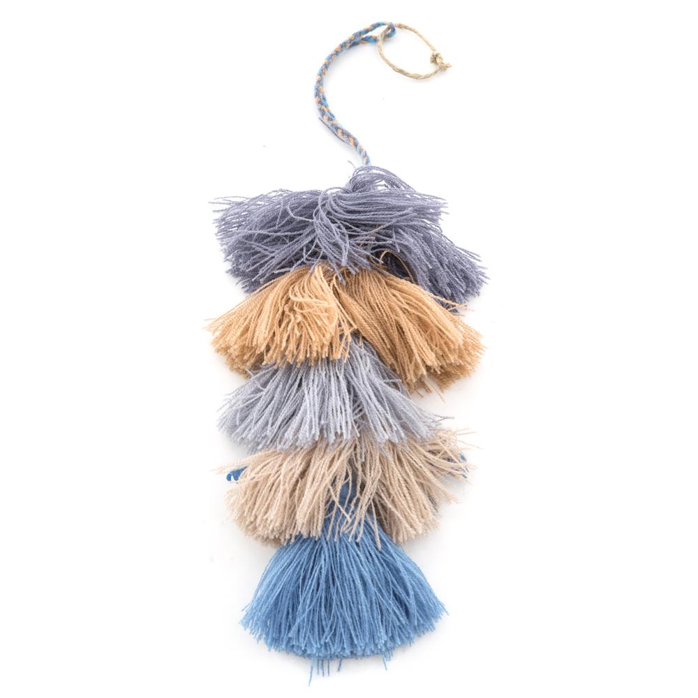 Purple Yarn Tassle (A+D)