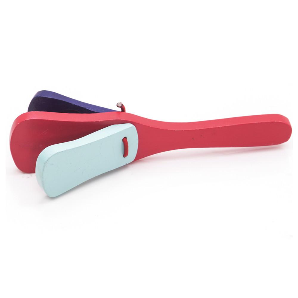 Multi Painted Wood Toy Instrument Clapper (A+D)