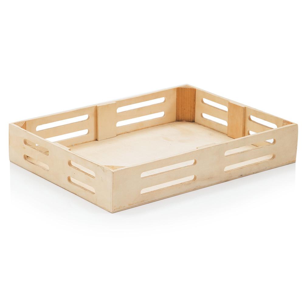 Wood Light Tray with Slats (A+D)