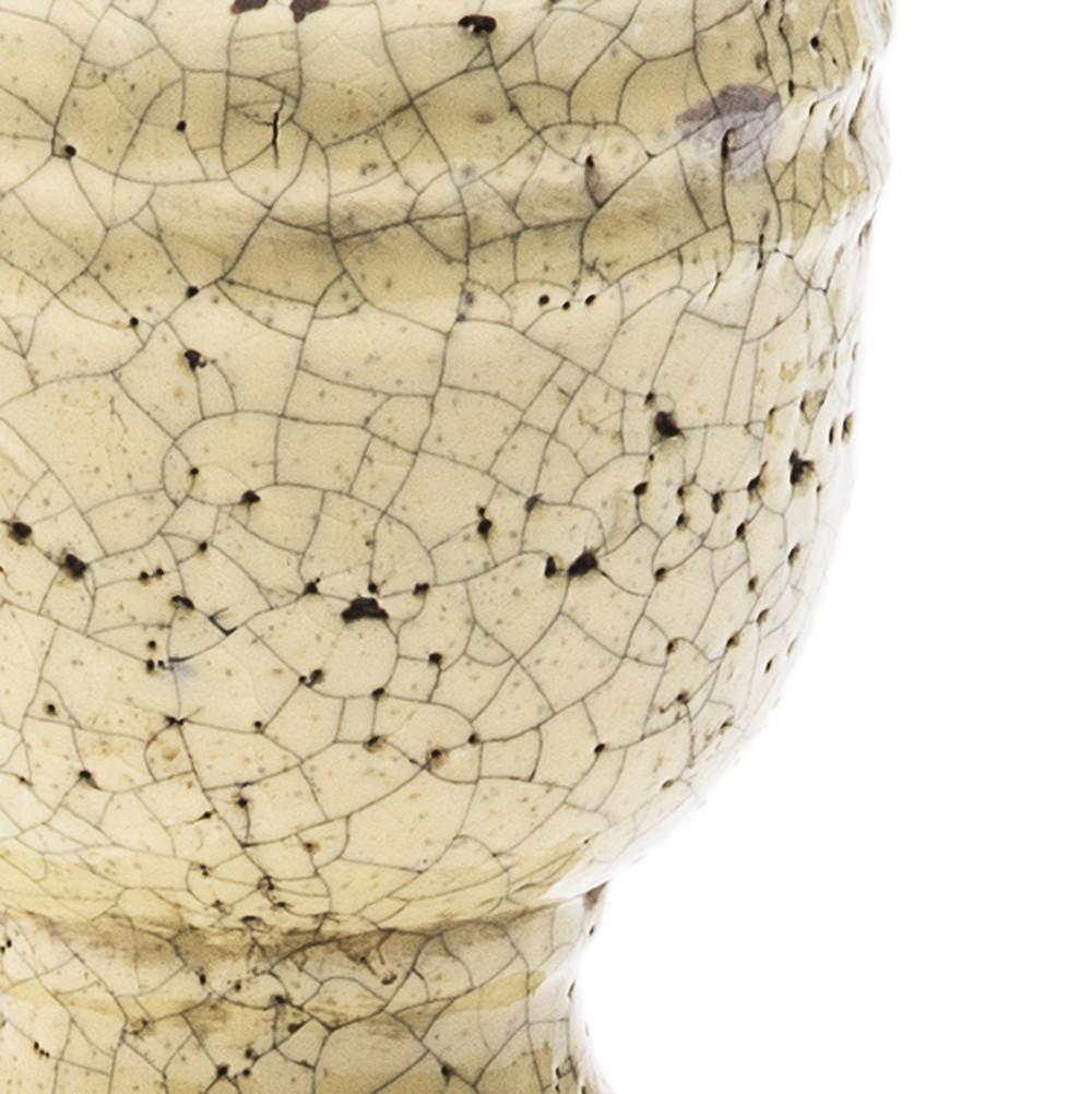 Cream Ceramic Rustic Planter Goblet (A+D)