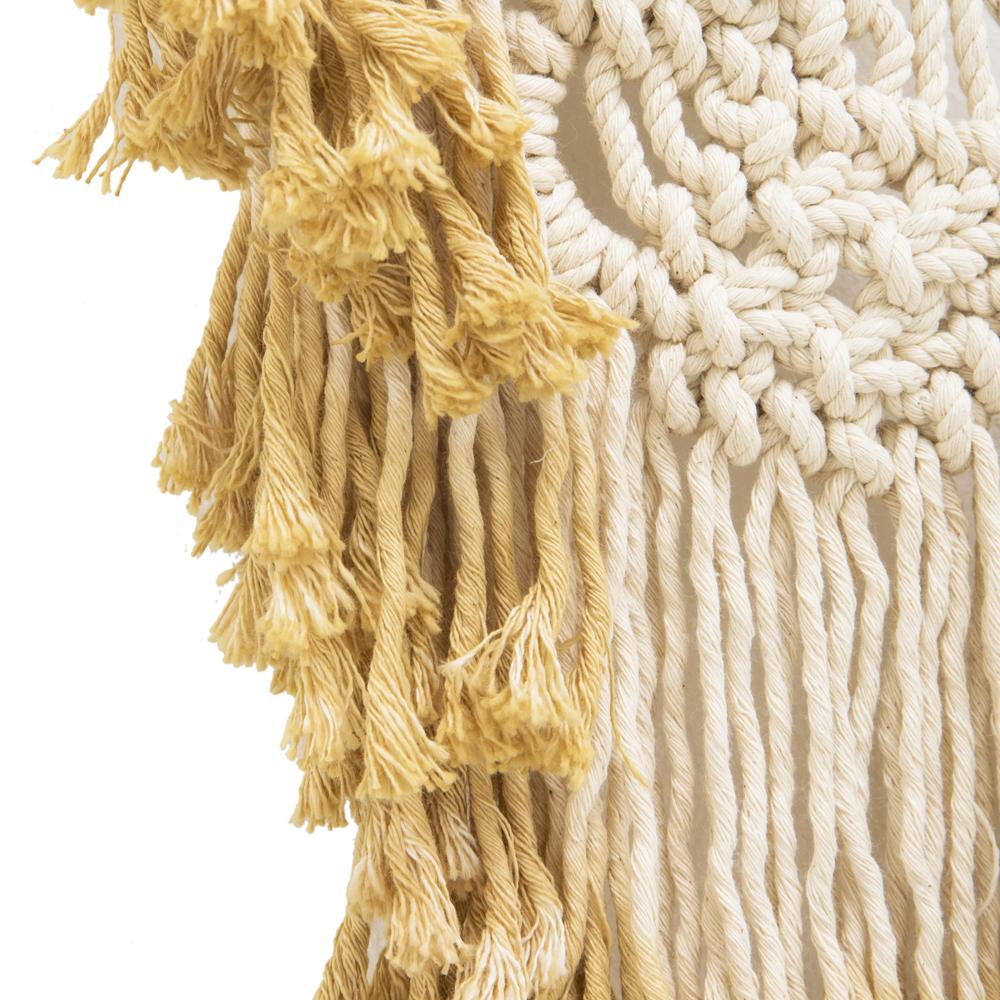 1033 (A+D) White Macrame Wall Art