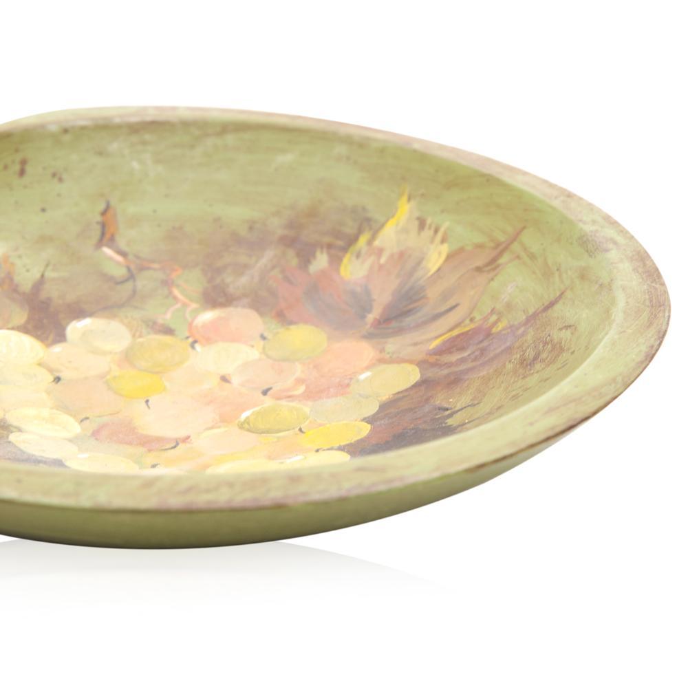 Green Wood Grape Plate (A+D)