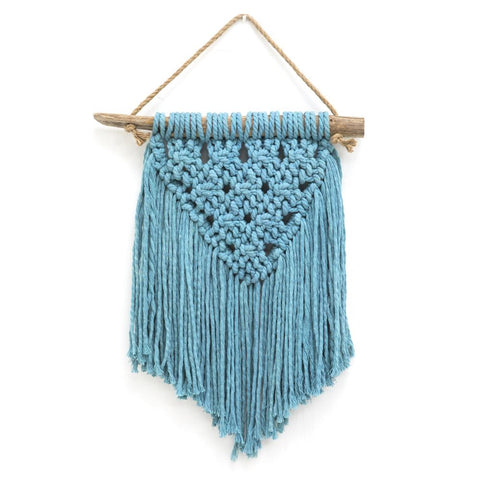 1031 (A+D) Blue Hanging Macrame