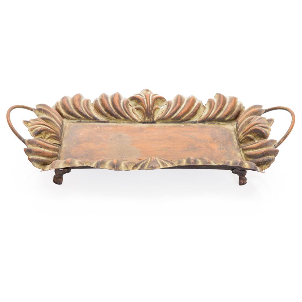 Gold Fleur De Lis Tray (A+D)