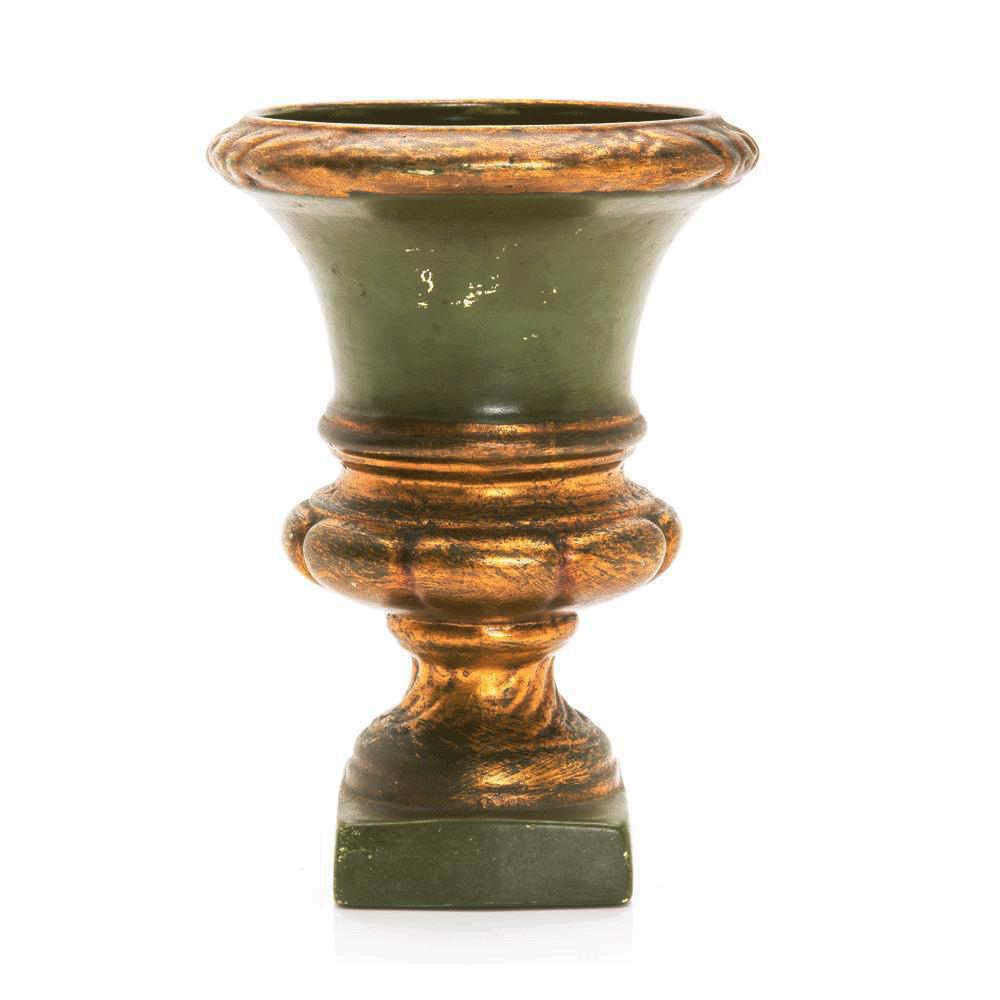 Green Ceramic Regal Planter (A+D)
