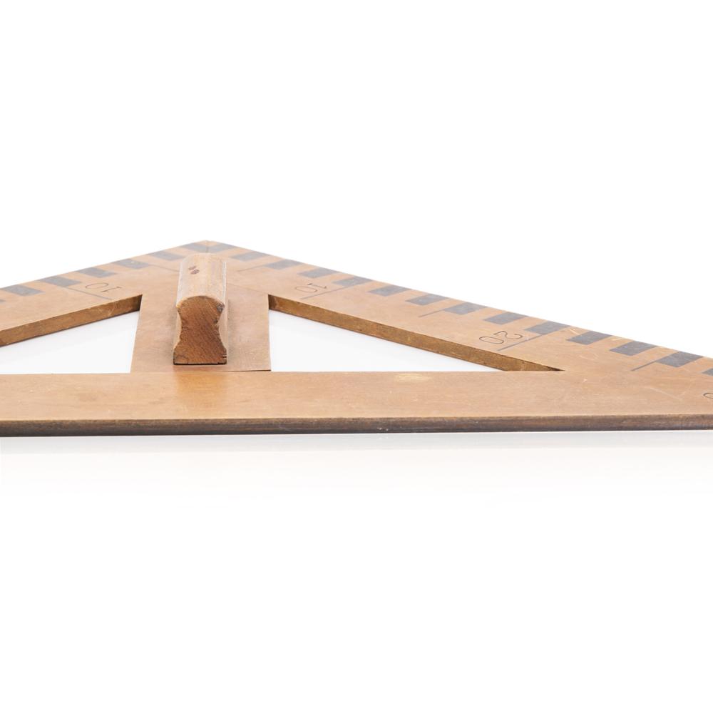 Wood Light Set Square Ruler (A+D)