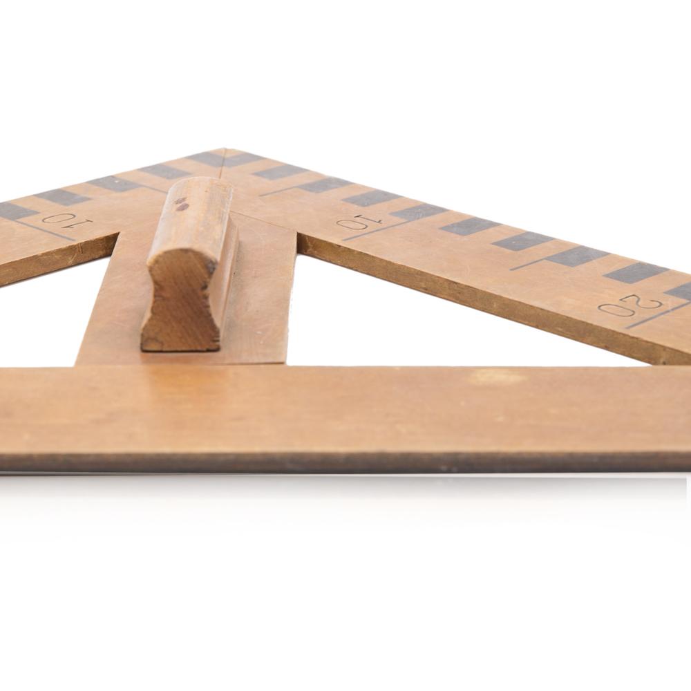 Wood Light Set Square Ruler (A+D)