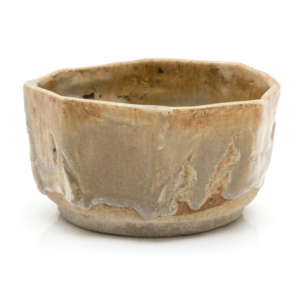 Tan Glazed Ceramic Bowl (A+D)