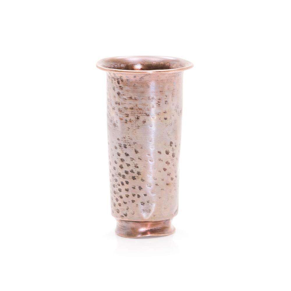 Copper Hammared Vase (A+D)
