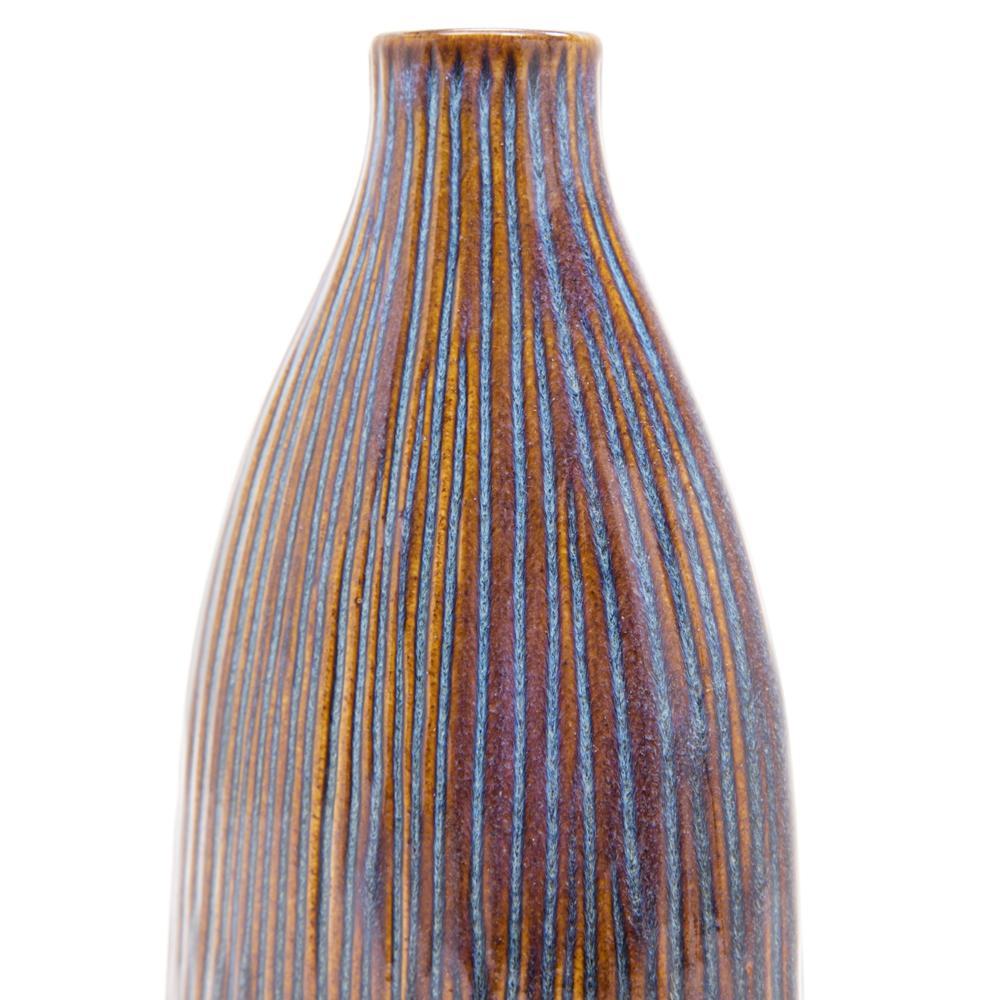 Brown Vase Blue Stripe (A+D)