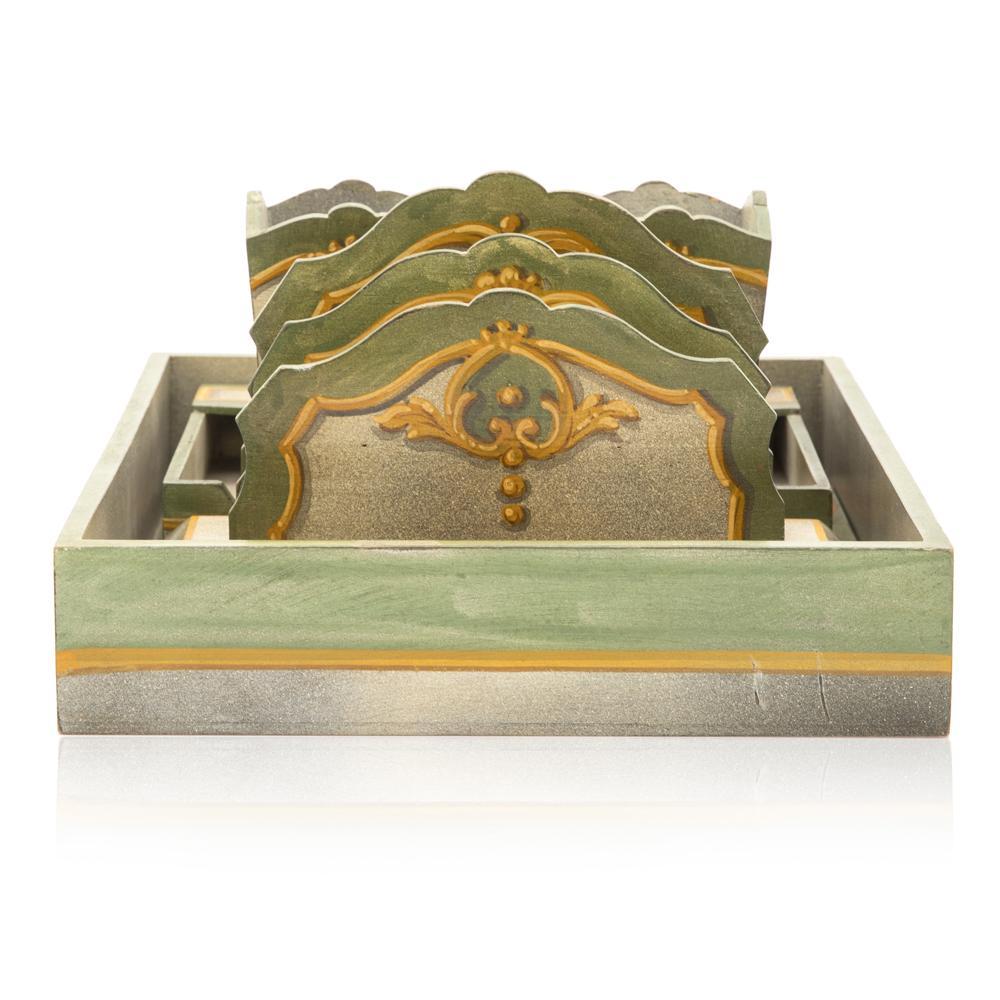 Green Desk Organizer Set (A+D)