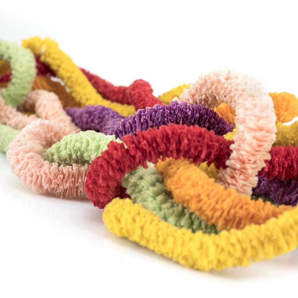 Multi Vintage Paper Lei (A+D)