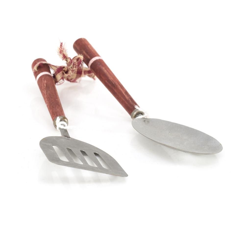 Wood Dark Miniature Utensils (A+D)