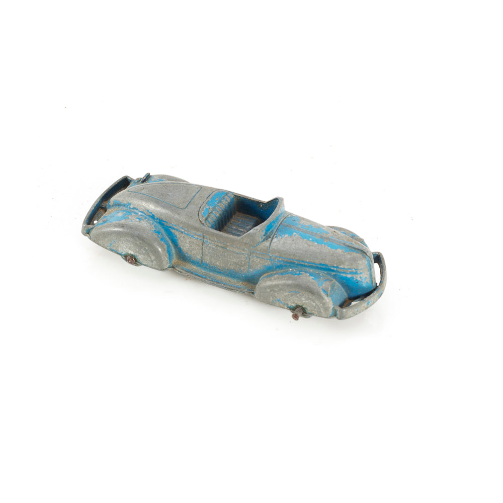 Blue Metal Vintage Toy Hot Rod (A+D)