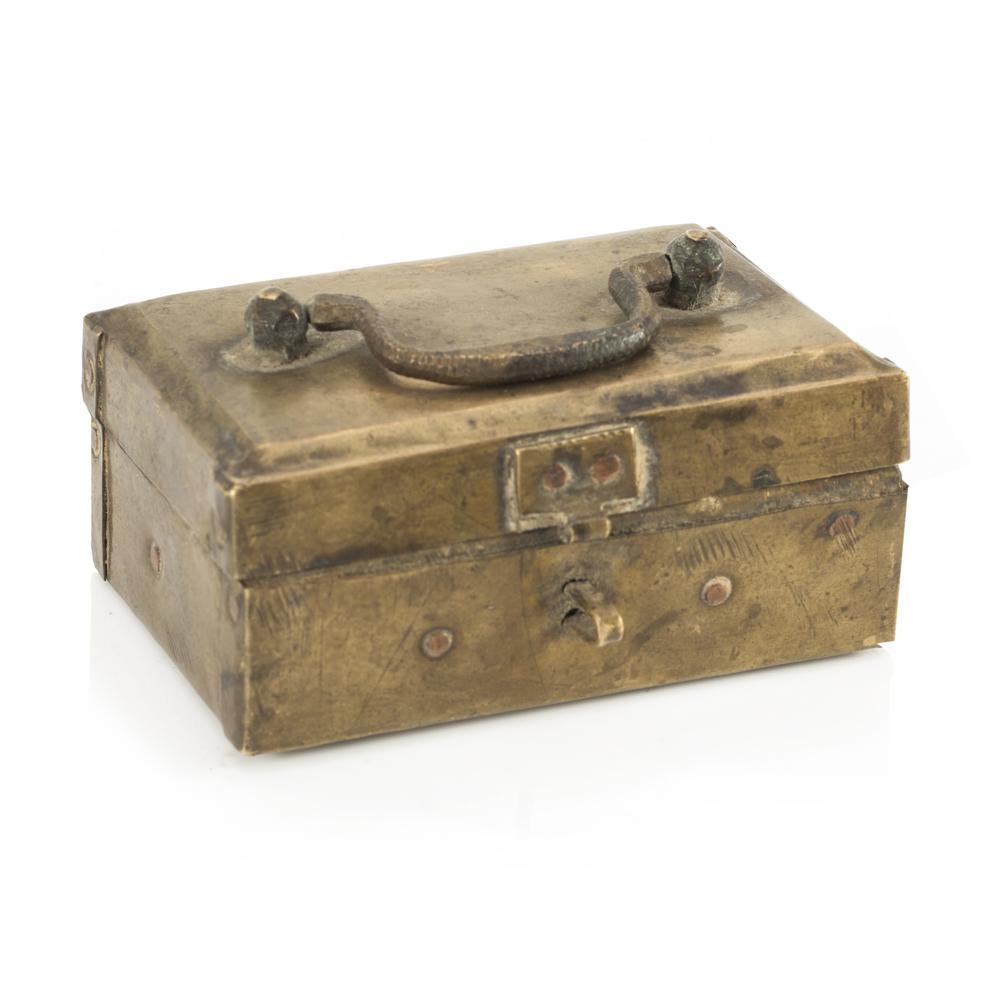 Gold Rustic Miniature Box (A+D)