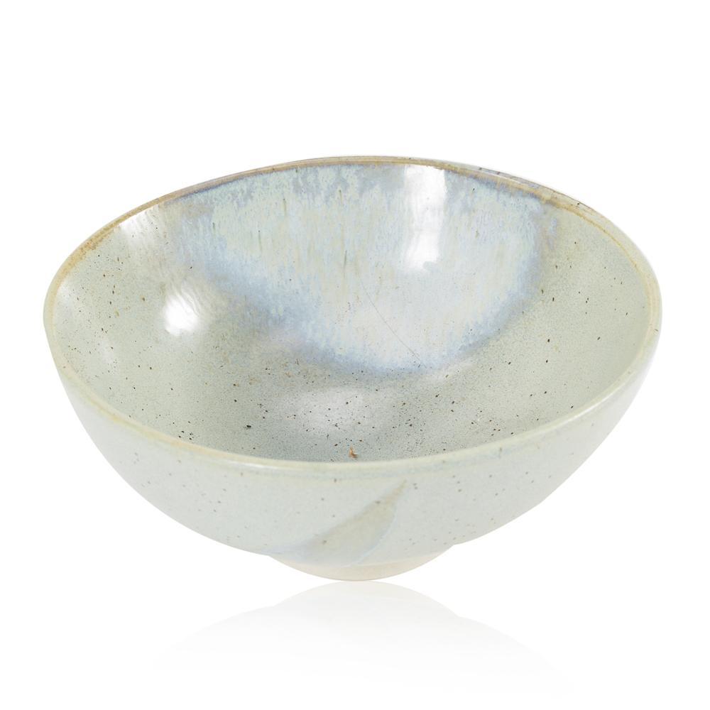 Green Aqua Light Stoneware Bowl (A+D)