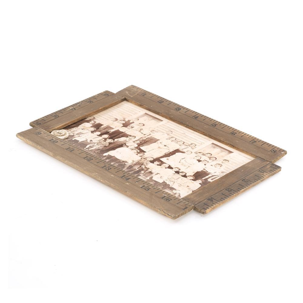 Brown School Photo with Ruler Frame (A+D)