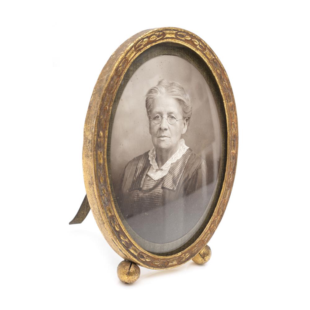 Gold Framed Photo of Old Woman (A+D)