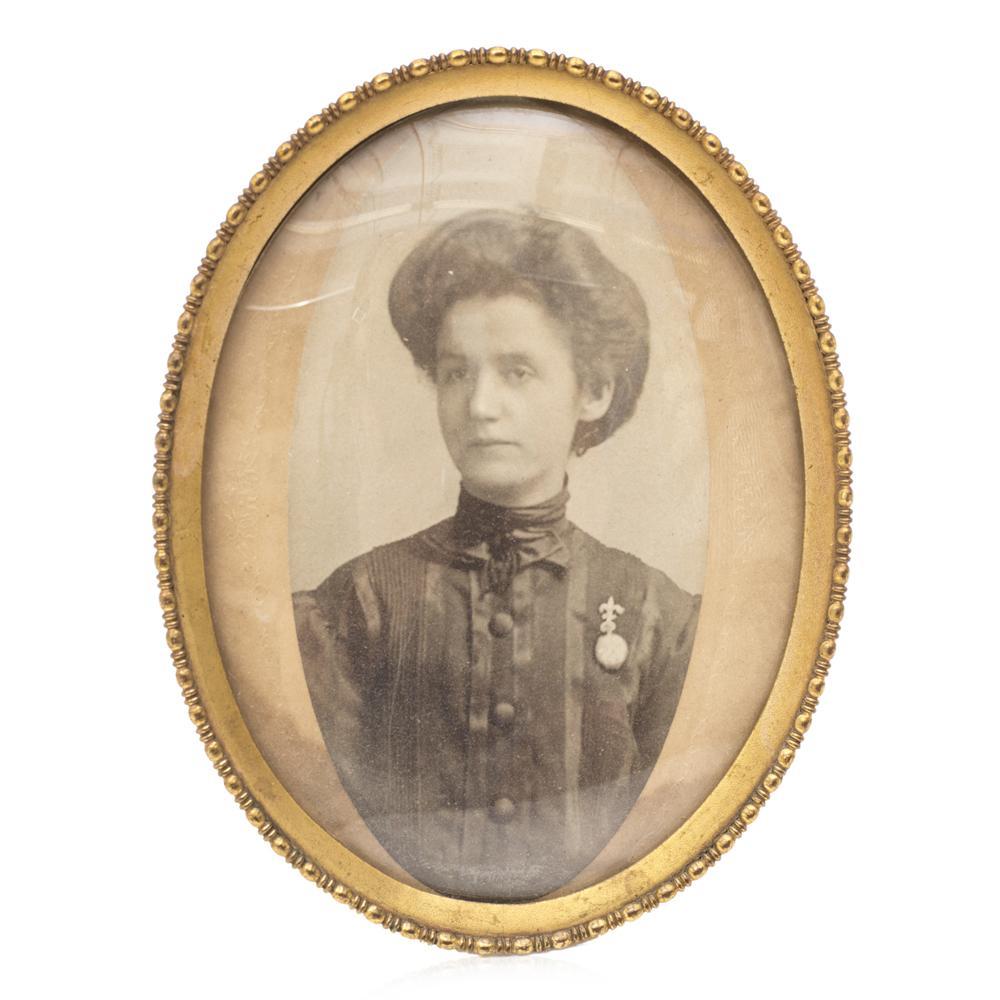 Gold Framed Photo of Elegant Woman (A+D)