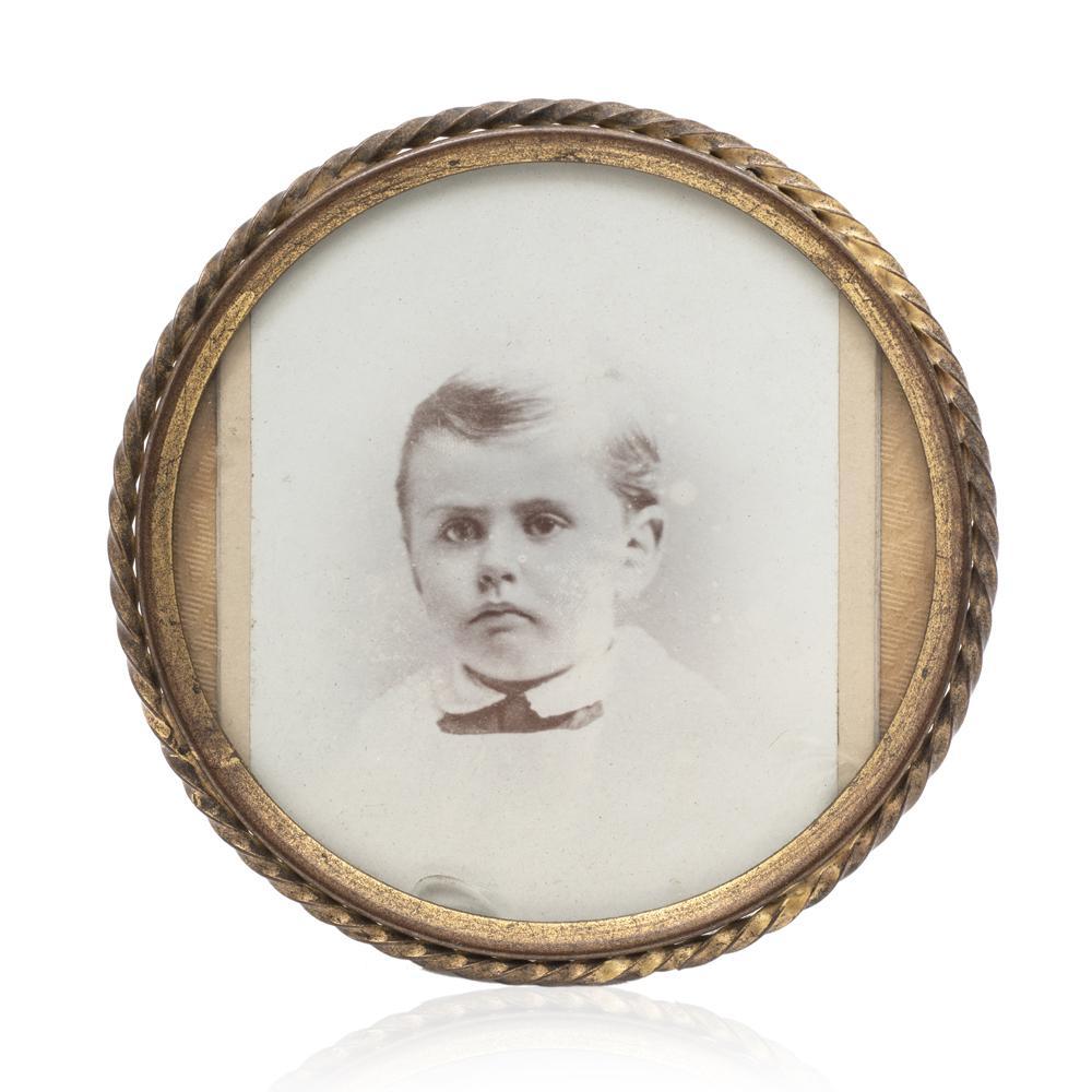Gold Framed Photo of Boy (A+D)