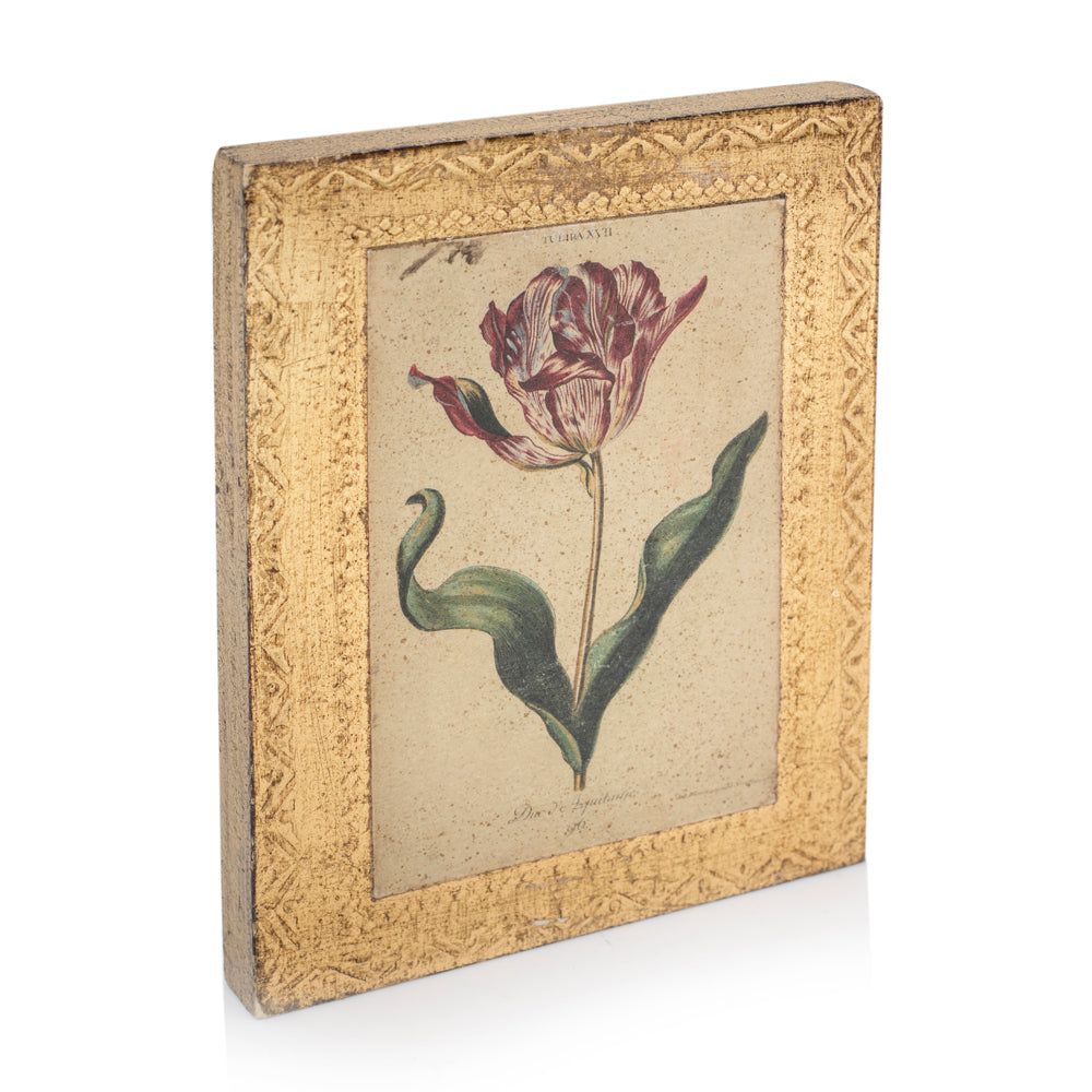 1106 (A+D) Gold Wood Flower B