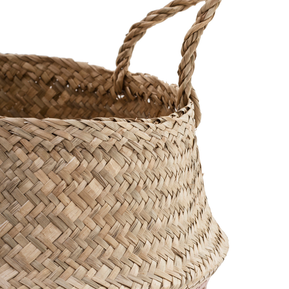 Tan Woven Basket (A+D)