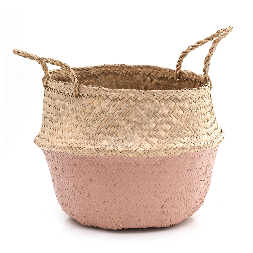Tan Woven Basket (A+D)