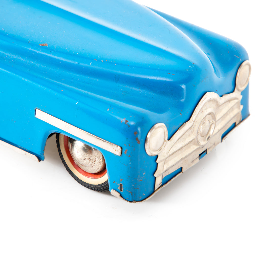 Blue Metal Vintage Toy Car (A+D)